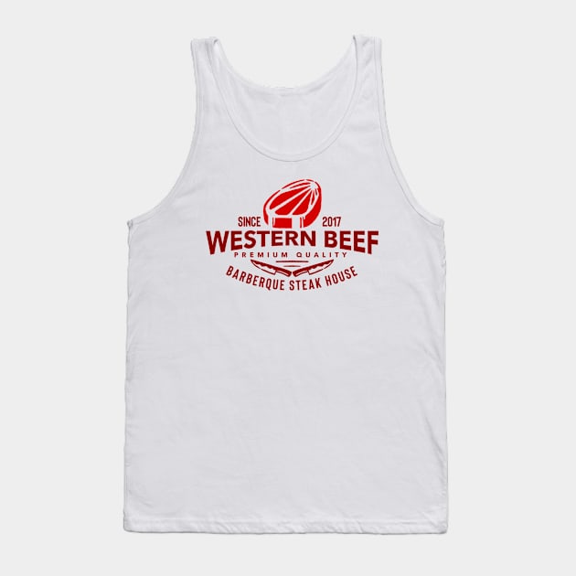 Bbq beef steak Tank Top by Theodhian